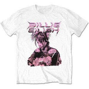 Purple Illustration Billie Eilish Retro Artist Unisex Graphic T-Shirt 181
